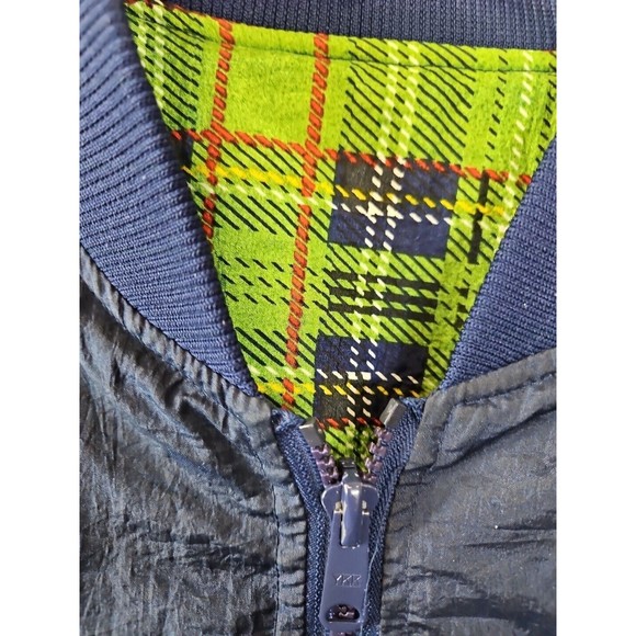 Active Frontier Vintage Men XL Navy Jacket windbreaker rain nylon - Picture 2 of 9